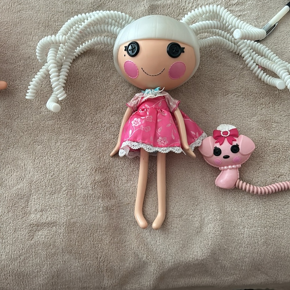 “Suzette La Sweet “ Pink  and White Doll with Pet - Picture 2 of 4